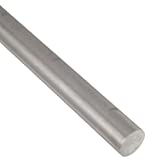 1018 Carbon Steel Round Rod, Unpolished (Mill) Finish, Cold Finished Temper, ASTM A108, 1" Diameter, 12" Length