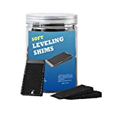 YARKOR Table Shims, 32 Piece Jar, Premium Soft Furniture Levelers Restaurant Table Shims, Home Improvement DIY Levelers - Rubber Type Texture, Firm, Non-Slip, Perfect for Doors, Tables and More