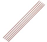 3mm Copper Round Rod, VERNUOS 5PCS Copper Round Rods Lathe Bar Stock, 3mm in Diameter 300mm(11.8in) in Length