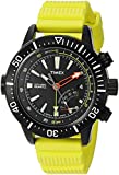 Timex Men's T2N958 Intelligent Quartz Adventure Series Depth Gauge Yellow Resin Strap Watch