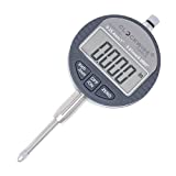 Clockwise Tools DIGR-0105 Electronic Digital Dial Indicator Gage Gauge Inch/Metric Conversion 0-1 Inch/25.4 mm with Back Lug Auto Off Featured Measuring Tool