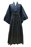 Edoten Japanese Samurai Hakama Uniform NV-BK M