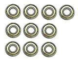 YXQ 6000Z Sealed Deep Groove Radial Ball Bearings,10mm Bore, 26mm OD, 8mm Width, 10-Piece