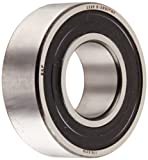 SKF 2205 E-2RS1TN9 Double Row Self-Aligning Bearing, ABEC 1 Precision, Double Sealed, Plastic Cage, Normal Clearance, Metric, 25mm Bore, 52mm OD, 18mm Width, 989.0 pounds Static Load Capacity, 3780.00 pounds Dynamic Load Capacity
