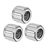 uxcell Needle Roller Bearings, One Way Bearing, 8mm Bore 14mm OD 12mm Width 3pcs