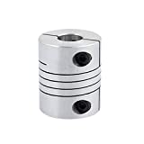 uxcell 10mm to 12mm Shaft Coupling 30mm Length 25mm Diameter Stepper Motor Coupler Aluminum Alloy Joint Connector for 3D Printer CNC Machine DIY Encoder