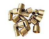 (Pack of 10)EFIELD PEX 1/2" x 1/2" Female Sweat 90 Degree Elbow Copper Adapter?Over CopperTube?Brass Crimp Fitting Lead Free-10 Pieces (10)