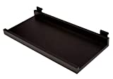 Black Melamine Shelf Kit - 11Â½â€D X 24â€L - for Wire Grid