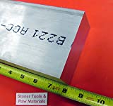 2" X 4" Aluminum 6061 Flat BAR 8" Long +.07"/-0 T6511 Solid Extruded Mill Stock