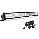 OEDRO LED Light Bar 30 Inch 768W 53760LM Straight Quad-Row Spot Flood Combo Led Work Light+Wiring HarnessOff Road Driving Fog Lamp Fit for Pickup Jeep SUV 4WD 4X4 ATV UTE Boat Truck Tractor (12/24V)