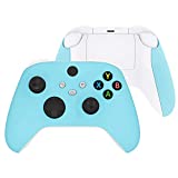 eXtremeRate Soft Touch Heaven Blue Replacement Handles Top Shell for Xbox Series X Controller, Side Rails Panels Front Housing Shell Faceplate for Xbox Series S Controller - Controller NOT Included