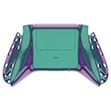 eXtremeRate Chameleon Green Purple Glossy Custom Bottom Shell with Battery Cover for Xbox Series S/X Controller - Controller & Side Rails NOT Included