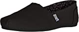 BOBS from Skechers Women's Plush Peace and Love Flat, Black, 10 M US