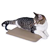 K&H Pet Products Extreme Weather Outdoor Kitty Pad, Heated, For Indoor and Outdoor Use Tan Petite 9 X 12 Inches 25W