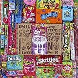 VINTAGE CANDY CO. 1990s RETRO CANDY GIFT BOX - 90s Nostalgia Candies - Flashback NINETIES Fun Gag Gift Basket - PERFECT '90s Candies For Adults, College Students, Men or Women, Kids, Teens