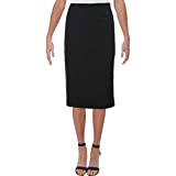 Kasper Women's Petite Solid Skimmer Skirt, Black, 14P