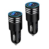 Fast Charging USB C Car Charger for iPhone 13 12 11 Pro Max SE XR XS X 8 Samsung Galaxy S21 S20 FE Note 21 20 A12 A32 A21 A10E A51 Google Pixel 6/5/4a/4/3a 3 XL,2Pack 30W PD + 2.4A Type C Car Adapter