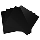5 Pack 12 x 12 x.125 Black HDPE Sheets, Great for DIY Projects for Home and Marine Applications, Black Plastic Sheets, High Density Polyethylene Sheets, Made in USA