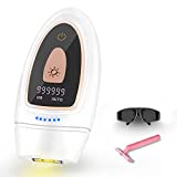 Laser Hair Removal, Hair Removal for Women Permanent At-Home IPL Hair Removal Device Upgraded to 999,999 Flashes Painless Hair Remover for Armpits Legs Arms Bikini Line and Facial Hair Removal
