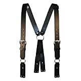 Boston Leather 9175 Leather Firefighter Suspenders