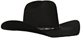 Justin Men's 3X Hills Hat, Black, 6 5/8