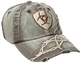 ARIAT Men's Distresed Barbed Wire Hat, Brown, One Size
