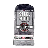 Homax Rhodes American Metal Polishing Steel Wool, Very Fine Grade #00, 12 Pads