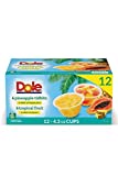 Dole Fruit Bowls Pineapple Tidbits and Tropical Fruit in 100% Juice, Variety Pack, Gluten Free Healthy Snack, 4 Oz, 12 Total Cups