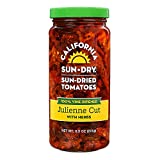 California Sun Dry Sun Dried Tomatoes with Herbs, Julienne Cut, Gluten Free, 8.5 Ounce Jar, Pack of 2