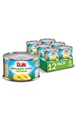 Dole Canned Pineapple Slices in 100% Fruit Juice, 8 Oz, 12 Count
