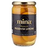 Mina Preserved Lemons, Authentic Moroccan Gourmet Preserved Beldi Lemons, 25.4 Ounce