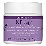 DERMAdoctor KP Duty Dermatologist Formulated Body Scrub Exfoliant for Keratosis Pilaris and Dry, Rough, Bumpy Skin with 10% AHAs + PHAs, 16 fl oz