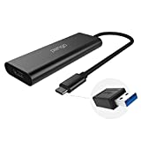Pengo 4K HDMI-USB-C 3.0 Video Capture Grabber, 4K30fps Game Capture (Type-C/USB 3.0 Capture)(No HDCP), Livestream for Xbox PS5 Switch DSLR Camcorders for Win & Mac (Black)