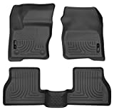 Husky Liners 98771 Fits 2012-2015 Ford Focus Weatherbeater Front & 2nd Seat Floor Mats, Black