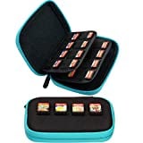 Butterfox 32 Switch Game Case for Nintendo Switch, Switch Game Card Storage Holder or SD Memory Card Case (Blue/Black)