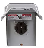 Talon LGP1S 50-Amp Enclosed, Outdoor Rated, Receptacle