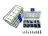 M1 M1.2 M1.4 M1.7 Screw Suit-JERLITU 1000Pcs M1 M1.2 M1.4 M1.7 Phillips Head Micro Screws,Multi-Purpose Small Screws Assortment Kit,Tiny Self-Tapping Screws Assortment Kit,for Glasses Watches (1000)