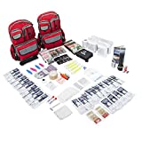 Emergency Zone 4 Person Family Prep 72 Hour Survival Kit/Go-Bag | Perfect Way to Prepare Your Family | Be Ready for Disasters Like Hurricanes, Earthquake, Wildfire, Floods | Now Includes Bonus Item!