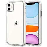 JETech Case Compatible iPhone 11, 6.1-Inch, Shockproof Bumper Cover, Anti-Scratch Clear Back (HD Clear)