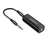 JABINCO Ground Loop Noise Isolator,for Car Audio/Home Stereo System with 3.5mm Audio Cable (Black)