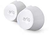 Arlo Certified Accessory - Magnetic Wall Mounts - Set of 2, Indoor or Outdoor Use, Compatible with Arlo Ultra, Ultra 2, Pro 3, and Pro 4 Cameras White - VMA5000