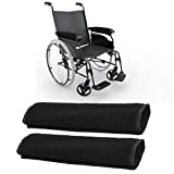 Ahier Wheelchair Armrest Pads, 2PCS Sheepskin Fleece Wheelchair Armrest Covers, Non Slip Arm Rest Cover Cushion pad for Wheelchairs