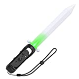LED Game Sword for Nintendo Switch/Switch OLED Joy Cons, Hand Grip Sword for The Legend of Zelda: Skyward Sword HD 2021 with with Adjustable Elastic Wrist Strap, ONLY for Right Joy Con (Black)