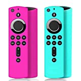 [2 Pack ] Stick Remote Cover Case, Silicone Remote Cover Case Compatible with 4K Stick, Lightweight Anti Slip Shockproof Remote Cover