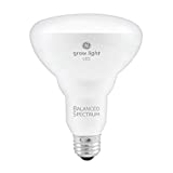 GE Grow Light LED Indoor Flood Light Bulb, Balanced Light Spectrum for Seeds and Greens, 9 Watts, Medium Base (Pack of 1)