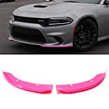 Front Bumper Lip Splitter Protector Replacement for 2015-2021 Dodge Charger Scat Pack/SRT Models (Charger Pink)