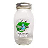 Patz Birch Sap Water 32 Ounce Jar Tapped from Wisconsin Birch Trees