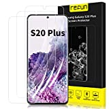 REFUN 3 PACK Screen Protector for Samsung Galaxy S20 Plus/Galaxy S20+ 5G (6.7"), Easy to Install, Bubble Free, Case Friendly, Fingerprint ID Compatible, Scratch Resistant Flexible Clear TPU Film (S20 Plus (6.7 inch) HD Clear)
