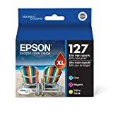 EPSON T127 DURABrite Ultra Ink Standard Capacity Color Combo Pack (T127520) for Select Epson Stylus and Workforce Printers