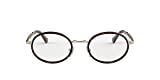 Persol PO2452V Oval Prescription Eyeglass Frames, Gold/Tortoise Brown/Demo, 48 mm